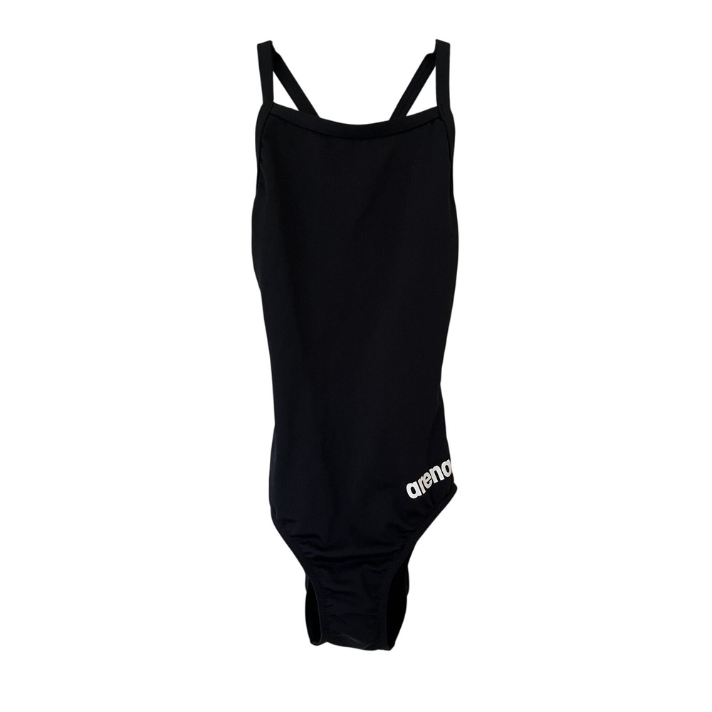NWT Arena Team Light Drop Solid Back One Piece Swimsuit Sz 26